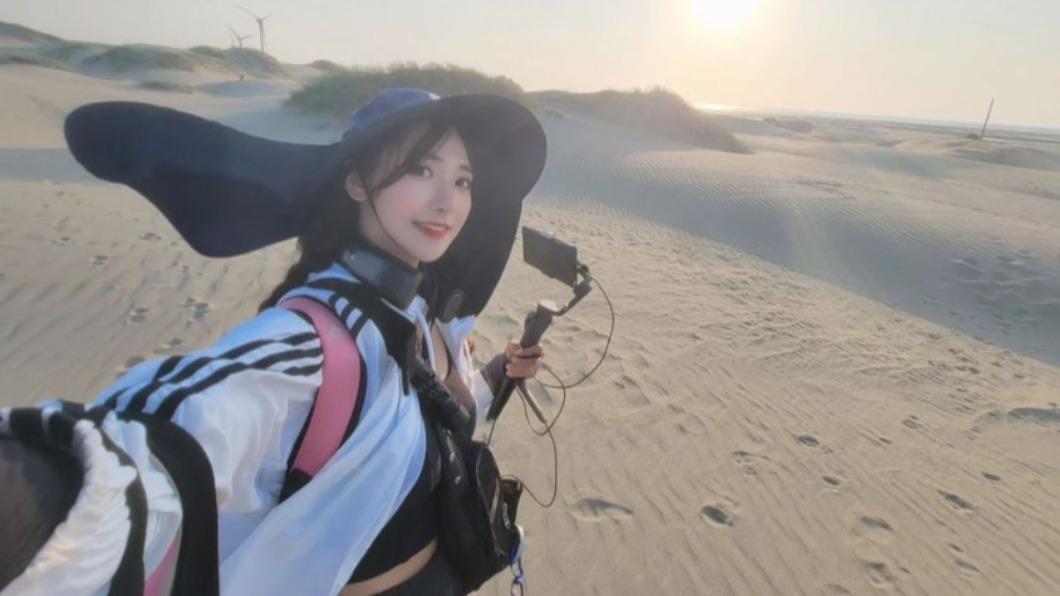 企鵝妹直播環島人氣居高不下。(圖/翻攝自@yyj0728 IG)