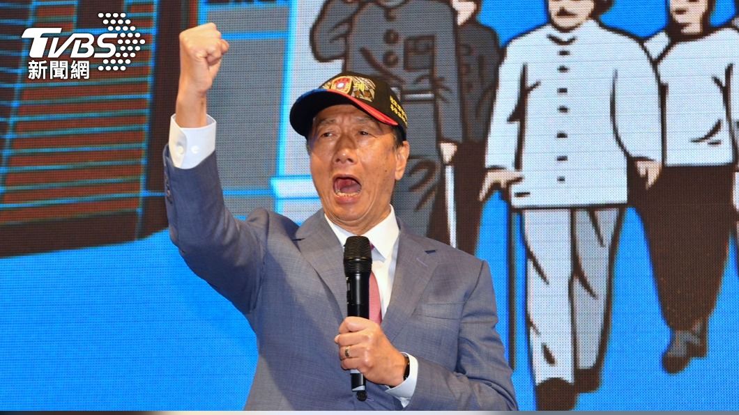 綜觀近期3份民調,郭台銘支持度均高出侯友宜。(圖/TVBS)