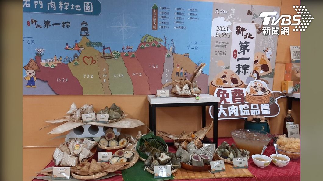 現場還有限量打卡送50元美食券活動，希望帶動疫情後北海岸觀光。圖/石門區公所