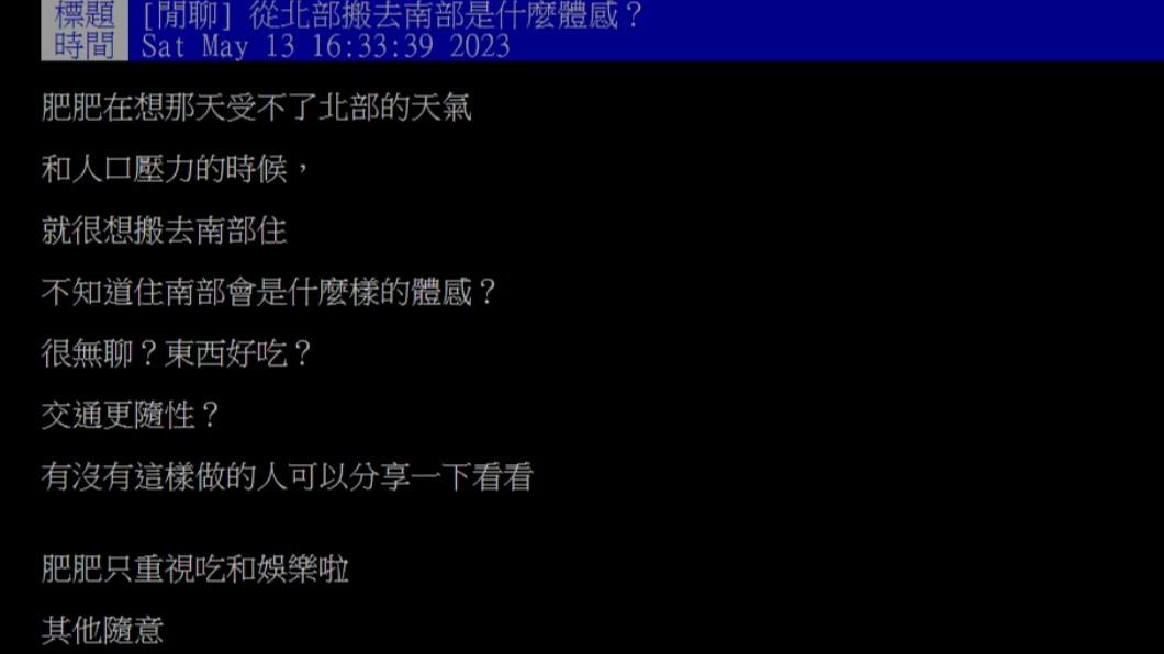 原PO發文。(圖/翻攝自PTT)