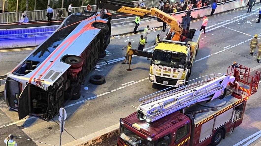 最少22人受傷。（圖／香港01提供）