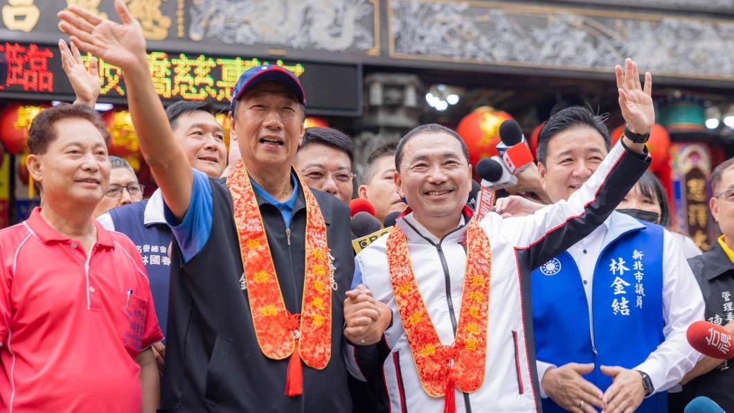 郭侯之爭今將揭曉結果。(圖/翻攝自侯友宜臉書)