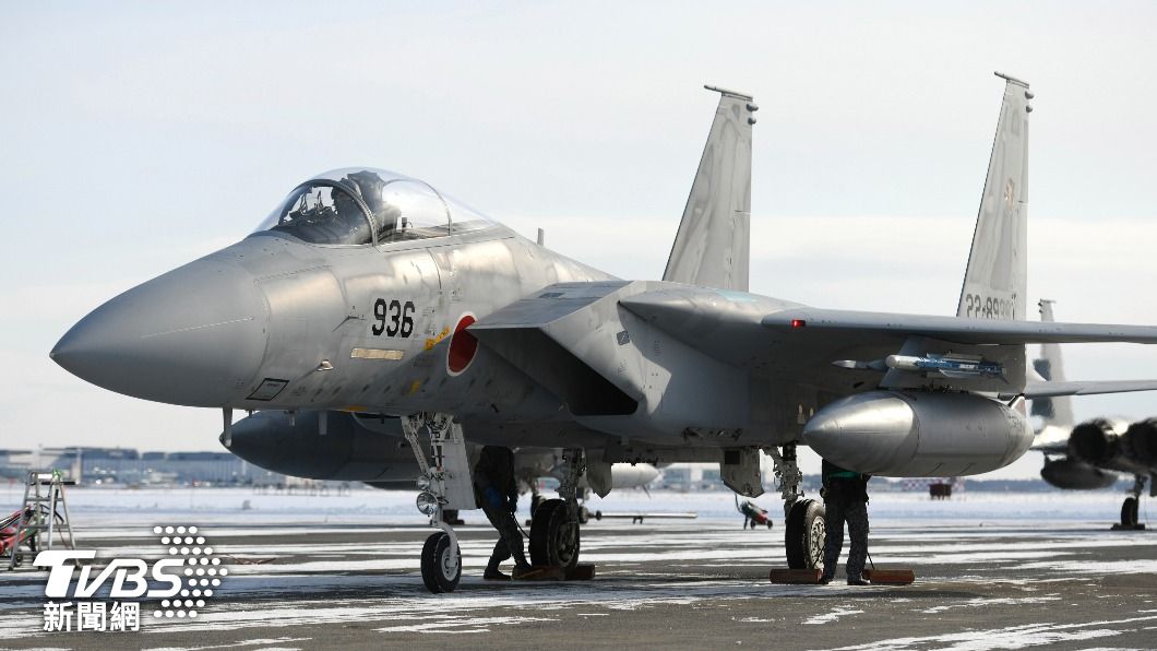 日本航空自衛隊現役的F-15鷹式戰機。（圖／達志影像美聯社）