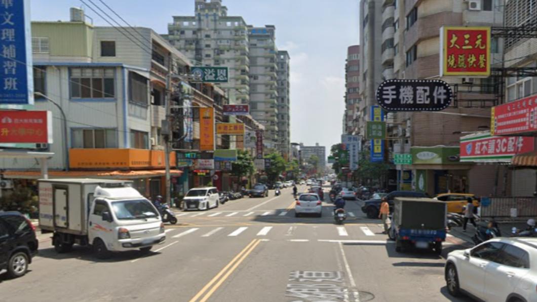 當事路口。(圖/警方提供、翻攝自Google 街景)