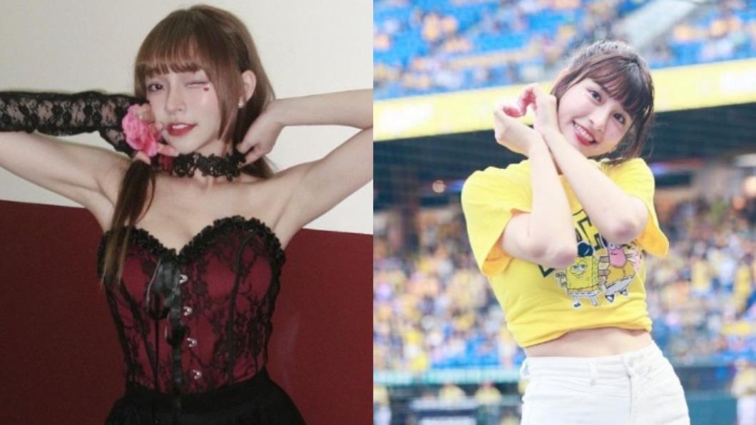 台灣啦啦隊女神林襄(圖左)、峮峮(圖右)。(圖/翻攝自@95_mizuki、qun_04 IG)