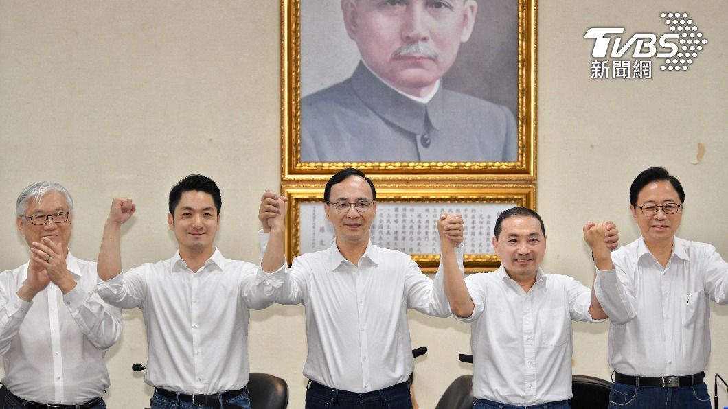 國民黨確定徵召侯友宜出戰2024總統大選。（圖／胡瑞麒攝）