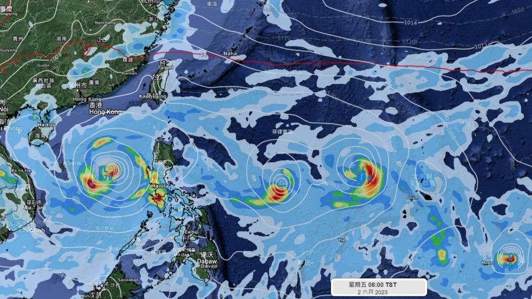 14天後預報驚見「颱風排排站」 專家呼:梅雨不妙了