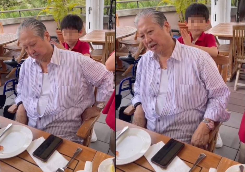 洪金寶近況曝光,遭網友直嘆老了。(圖/翻攝自抖音)