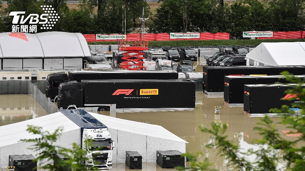 圖輯/義大利暴雨河川潰堤釀至少9死 F1賽事被迫取消