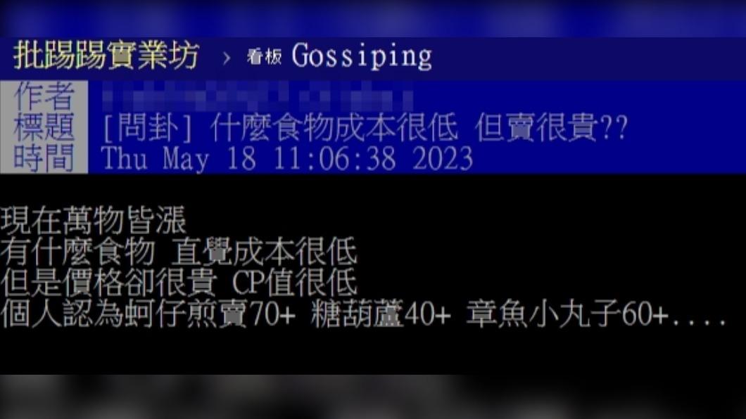 原PO發文。(圖/翻攝自PTT)