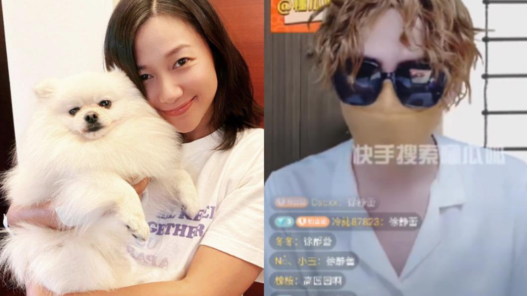 大陸狗仔懂瓜呱爆料徐靜蕾在美國有個女兒。（圖／翻攝自快手、徐靜蕾IG）