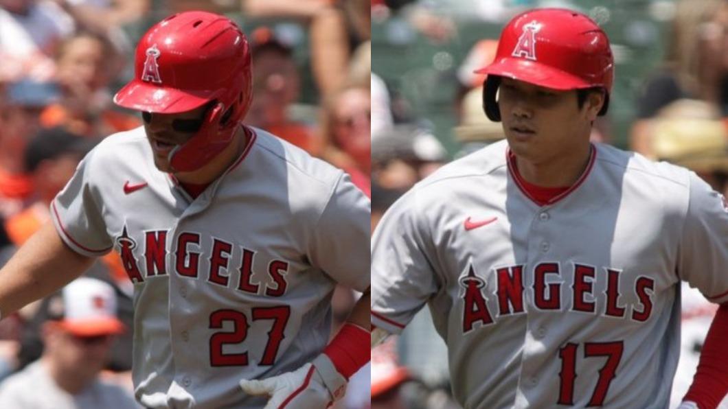 大谷、神鱒同場開轟。(圖/翻攝自 FB)