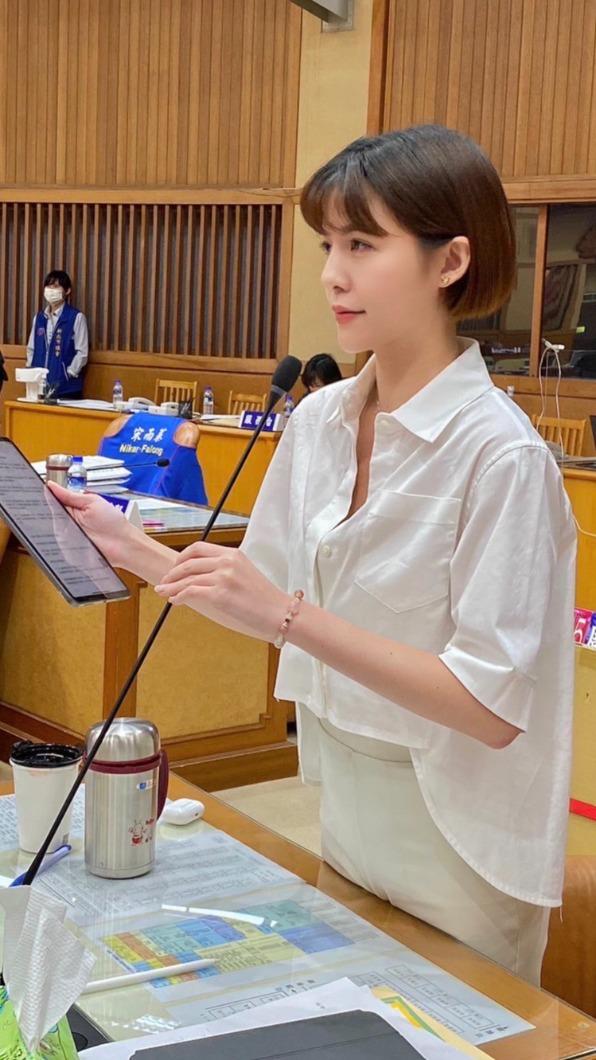 國民黨新北市議員戴湘儀，抨擊賴清德把總統府當競選總部。（圖／戴湘儀提供）