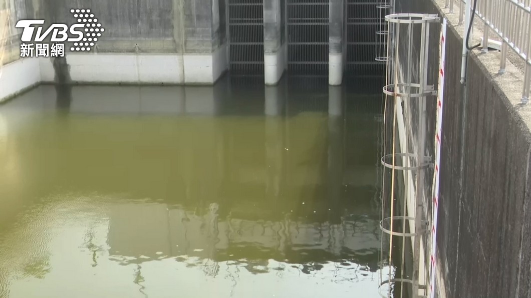 曾文水庫昨天累積降雨量88.9毫米。(圖/TVBS)