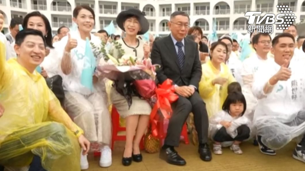 新竹市長高虹安、柯文哲妻子陳佩琪皆到場力挺。（圖／TVBS）