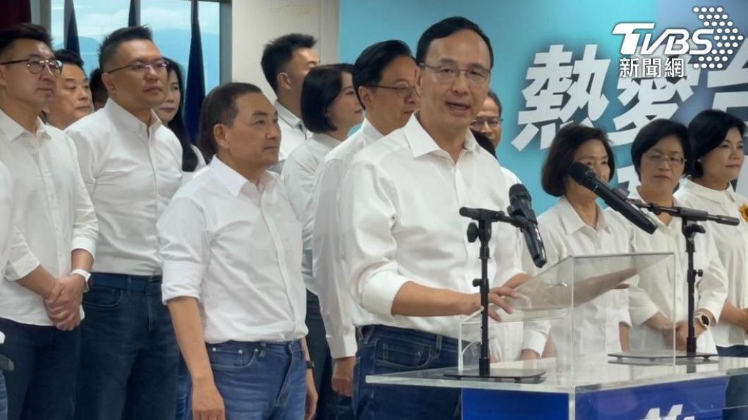 侯友宜誓師大會，不見郭台銘以及陳玉珍出席。（圖／林恩如攝）