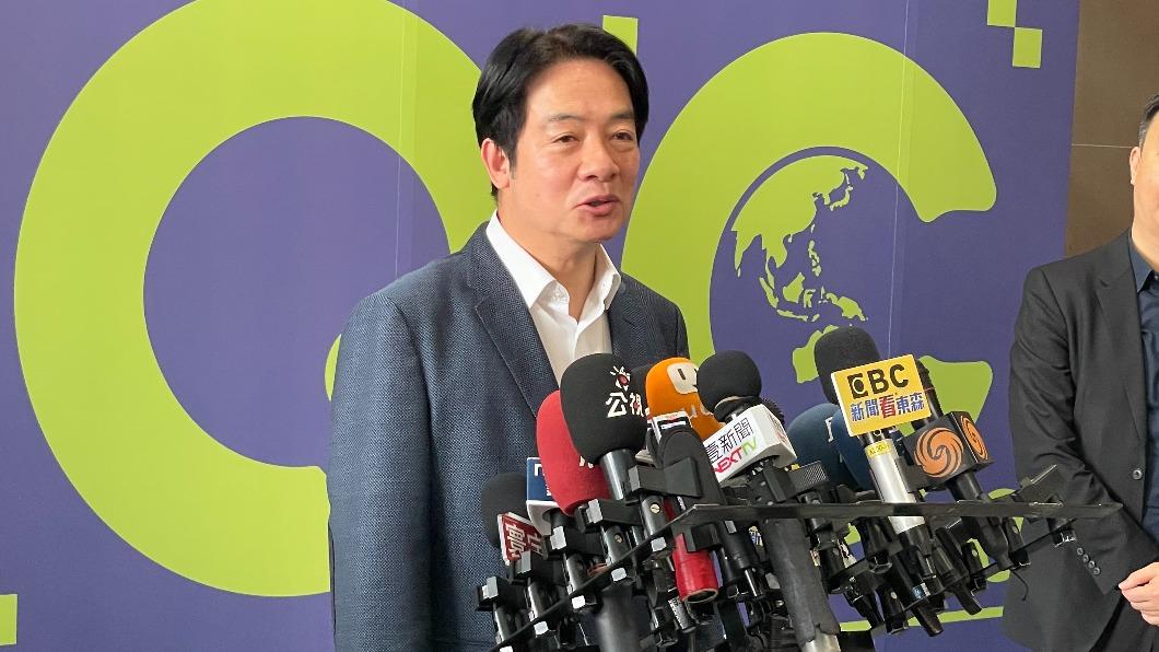 賴清德批侯「替中國找代罪羔羊」：國民黨沒民主DNA