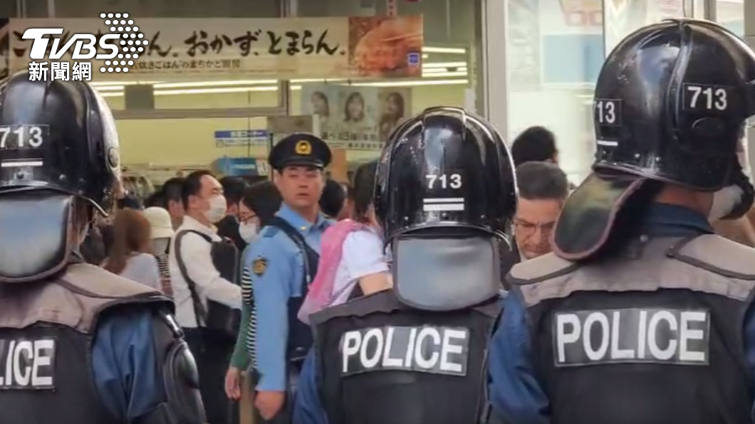 警視廳今表示,澤倫斯基訪日時,將加派預備部隊加強警備。(圖/TVBS)