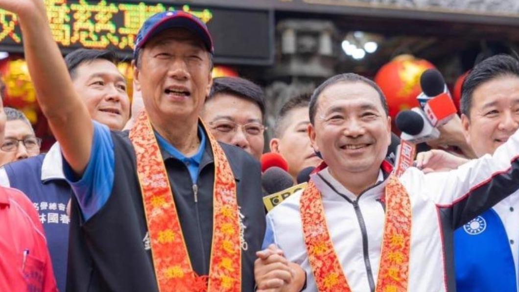 國民黨確認徵召侯友宜選2024總統，郭台銘角逐失利後已攜妻兒前往日本。（圖／翻攝自侯友宜臉書）