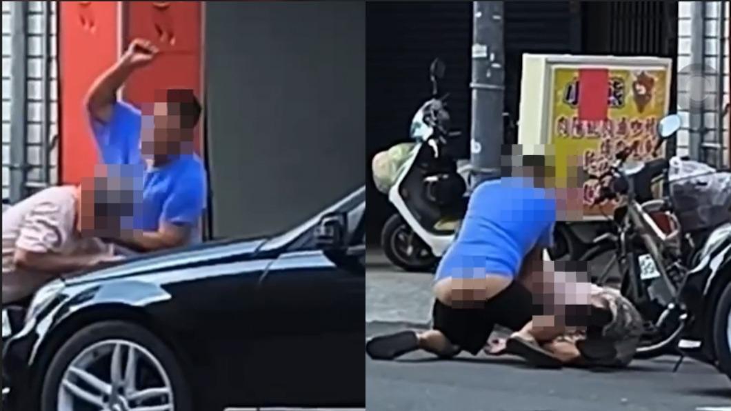 壓引擎蓋灌後腦!鐵馬伯鬼切迴轉 遭高雄賓士男亮刀、暴打