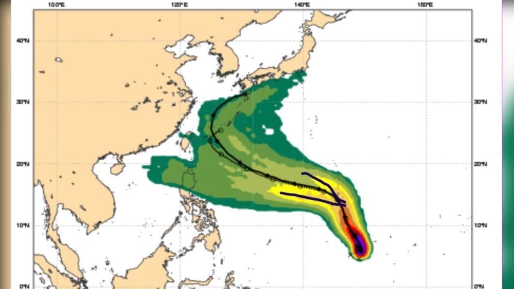 明鋒面靠近留意暴雨 專家:瑪娃颱風有朝台灣北部前進機率