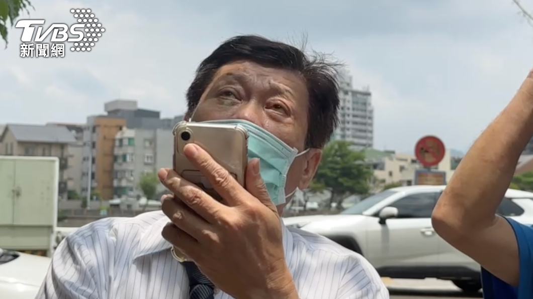 高大成稍早到案發現場查看。(圖/TVBS)