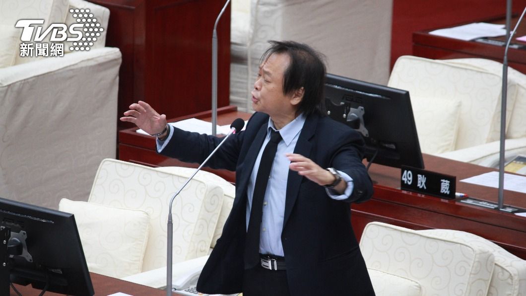北市議員王世堅。(圖/林至柔攝)