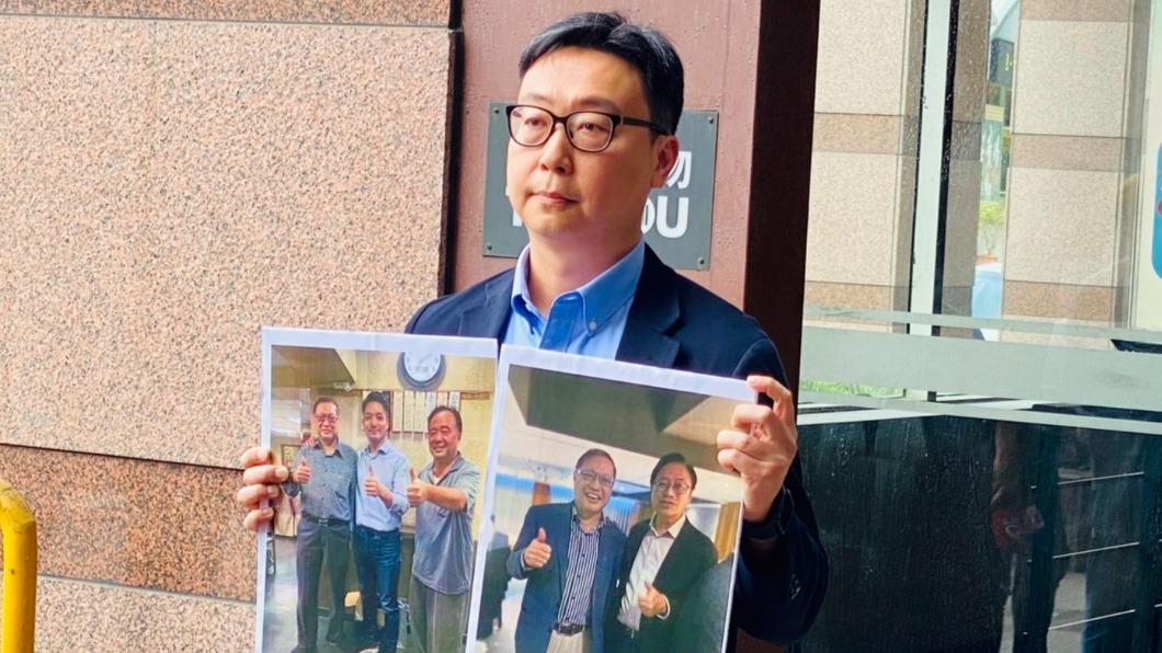 陳世凱呼籲侯友宜應針對力挺黑金出面說明。(圖/賴清德辦公室提供)