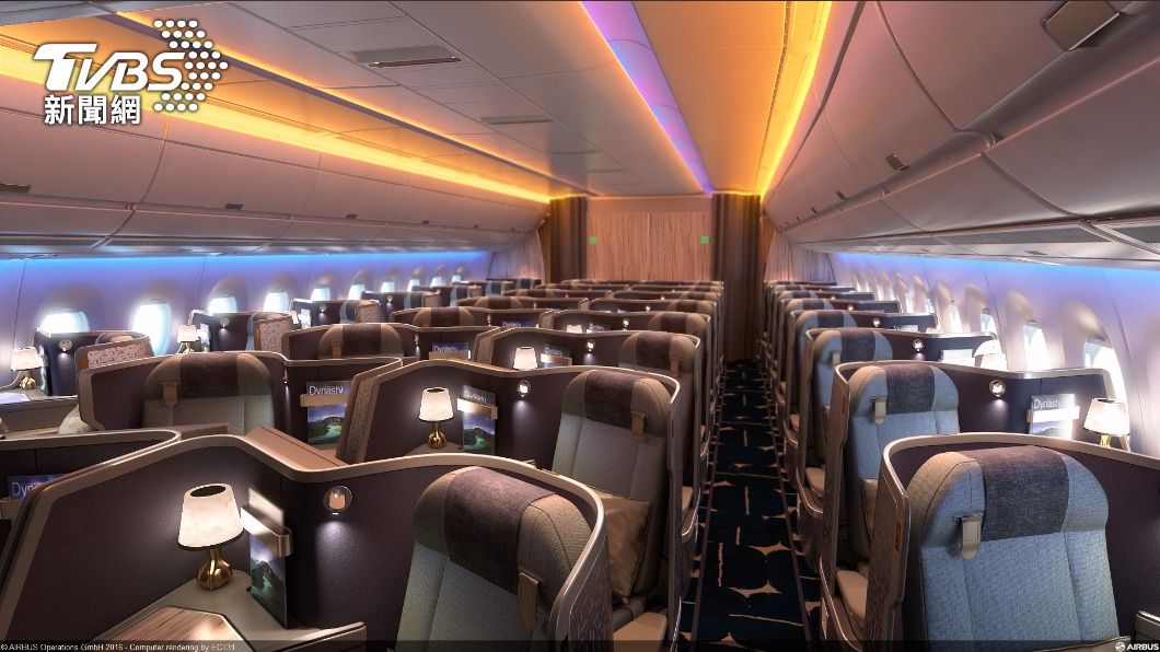 CI754/CI753新加坡往返桃園航班以新世代節油客機 A350-900 飛航。（圖／華航提供）