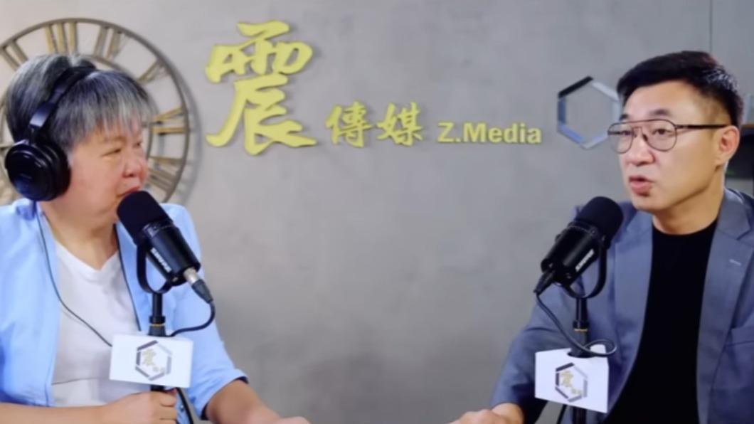 黃光芹專訪江啟臣。(圖/翻攝自Z.Media震傳媒YouTube)