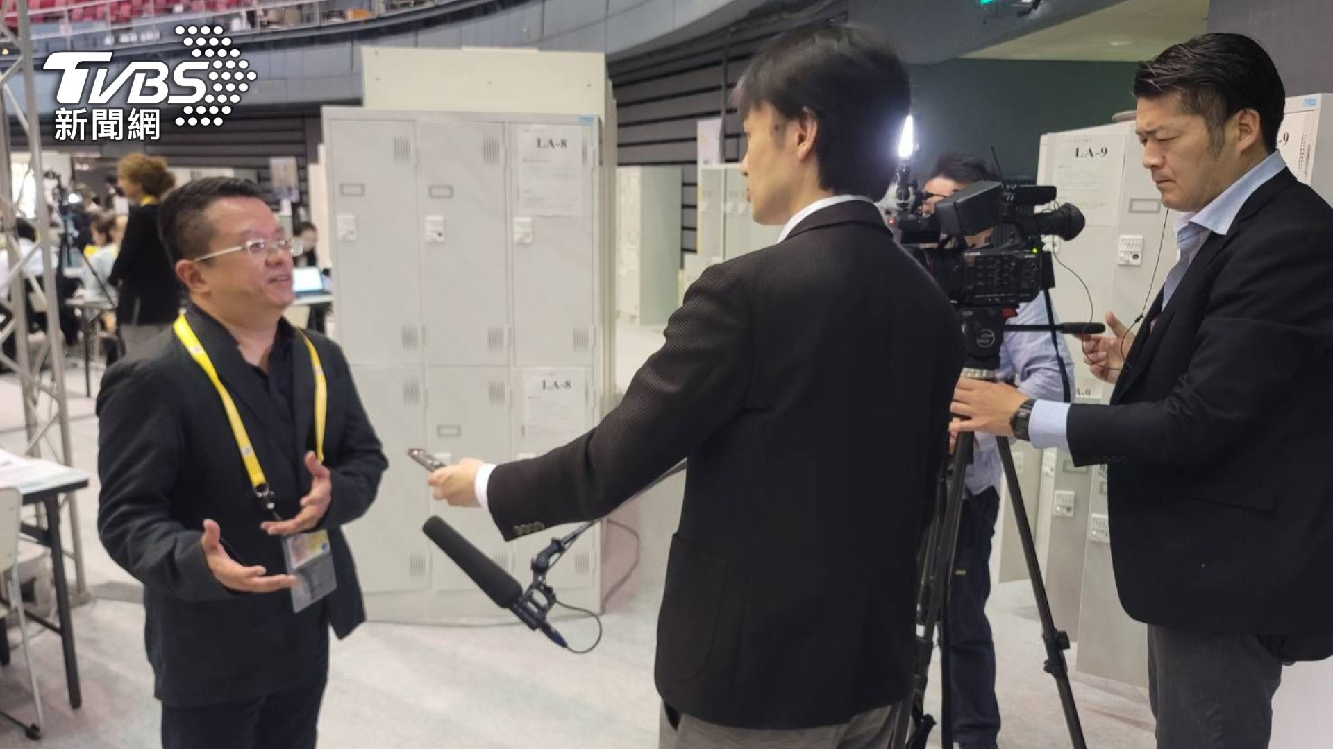 前進廣島G7現場直擊 TVBS採訪團隊接受NHK訪問峰會台海議題