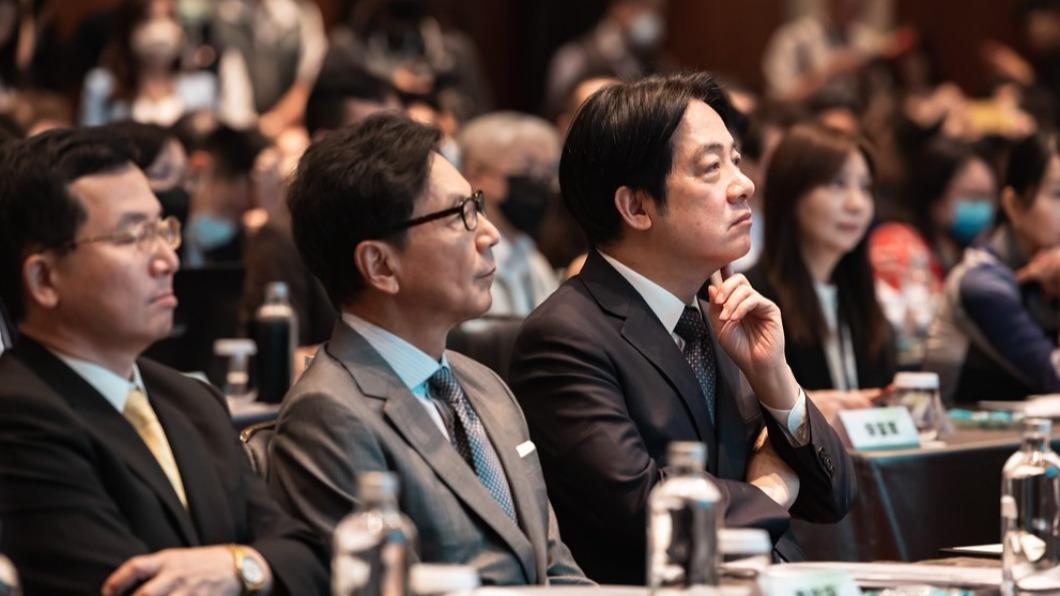 副總統賴清德今上午出席「2023富邦永續大未來論壇」。（圖/總統府提供）