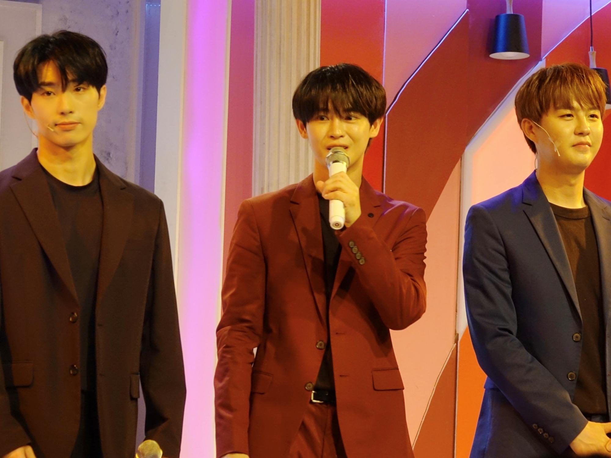 左起為Jay、Karam、仁俊。(圖/FU Entertainment提供)
