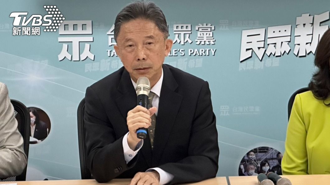 民眾黨秘書長周台竹。(圖/林至柔攝)