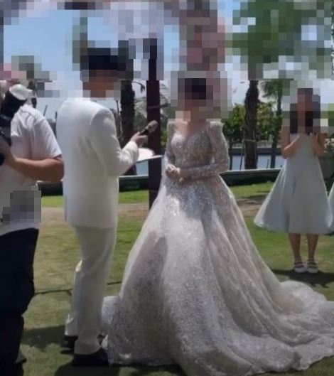 男子舉辦婚禮後,才到警局做筆錄。(圖/翻攝自Dcard)