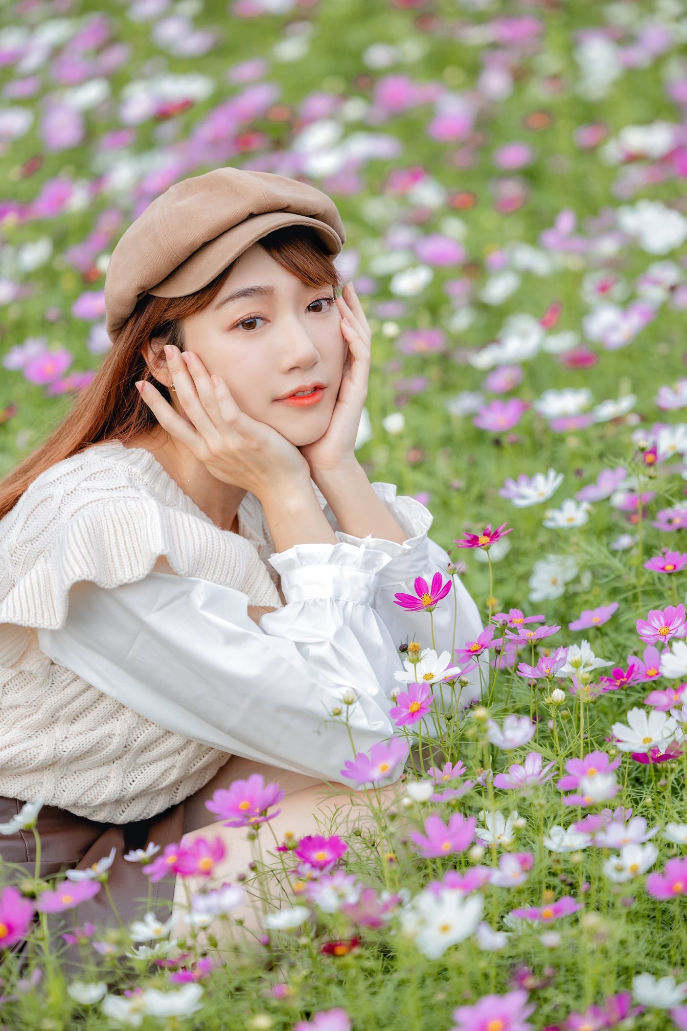 女星泱泱外表清秀,擁有不少粉絲。(圖/翻攝泱泱臉書)