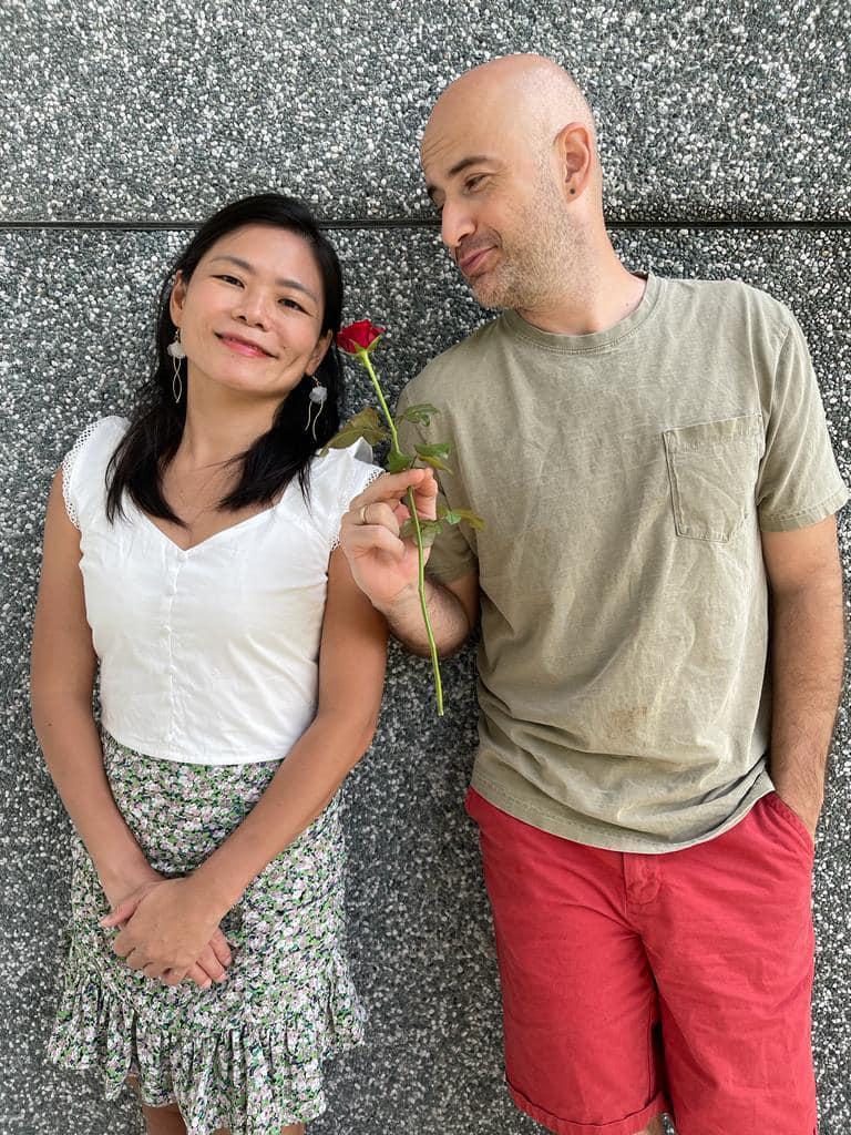 吳鳳與老婆感情相當好。(圖/翻攝自吳鳳臉書)