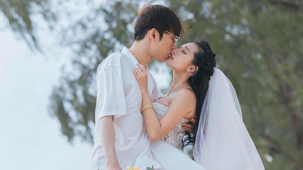 祈錦鈅越南拍婚紗「驚人豐滿」藏不住 甜喊幸福:謝謝我的先生