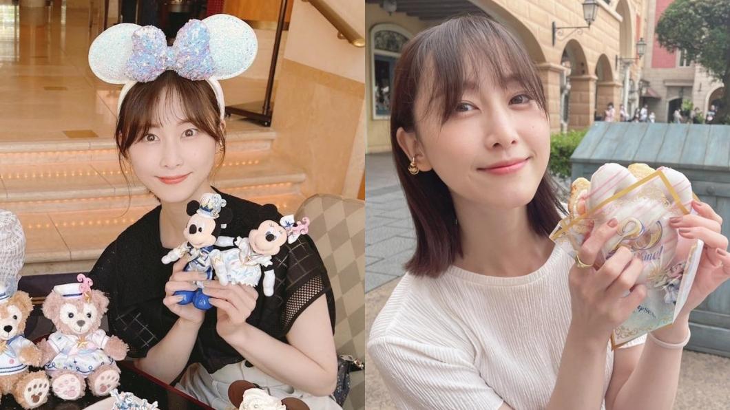 松井鈴奈曾多次曬照,展謝對迪士尼的熱愛。(圖/翻攝自松井鈴奈IG)