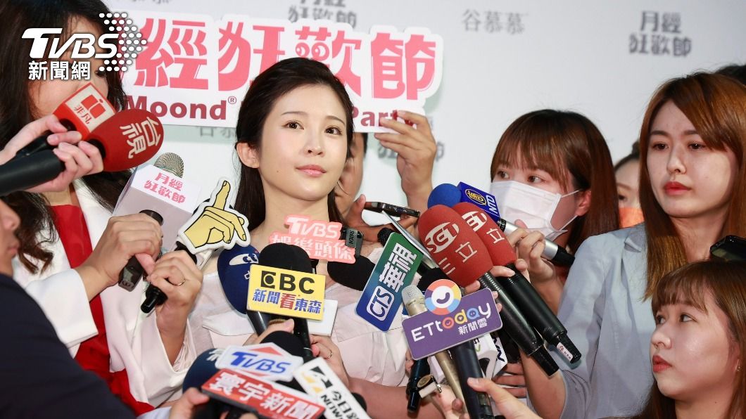 媒體都相當關心她的參選進度。(圖/黃城碩攝)