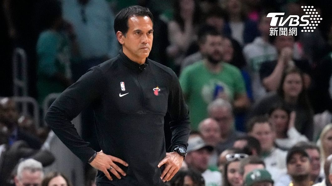 熱火主帥史波爾史特拉(Erik Spoelstra)帶領熱火進入季後賽已經是第12次,打進總冠軍賽5次。 (圖/達志影像美聯社)