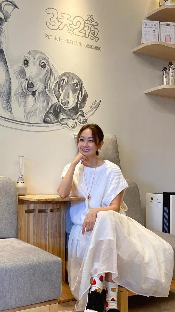 潘慧如開設寵物旅館，坦言目前還是虧損狀態。（圖／球狀星團娛樂公司提供）