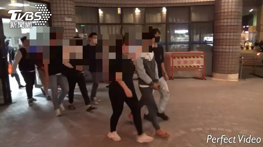 竹聯幫信堂郭姓男子等6人被移送法辦。（圖／TVBS）