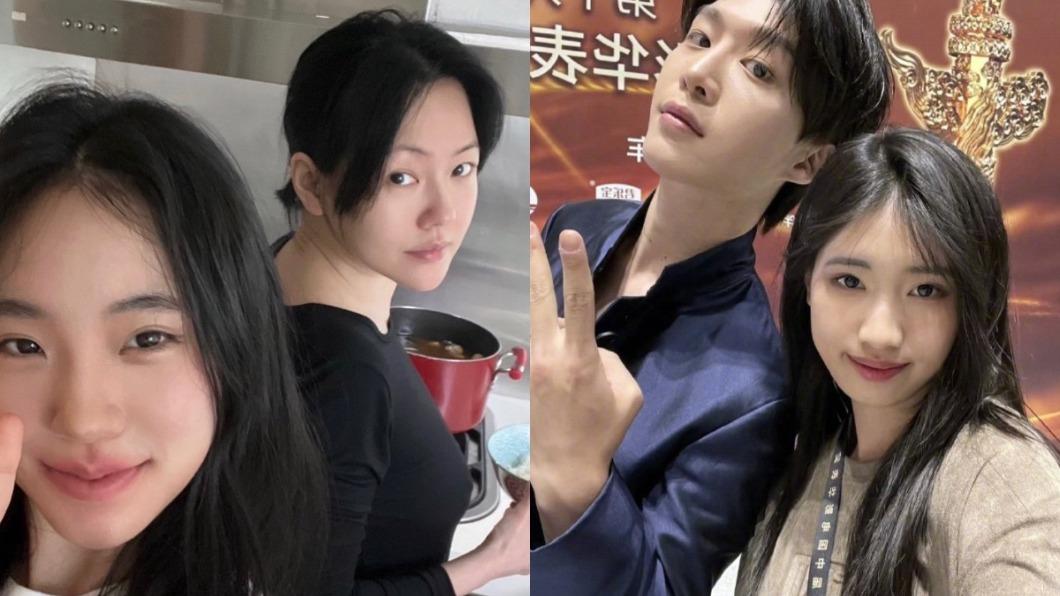 網友見兩人照片對比直言,「臉盲了我!」(圖/翻攝自lilyhsuuuu IG、微博)