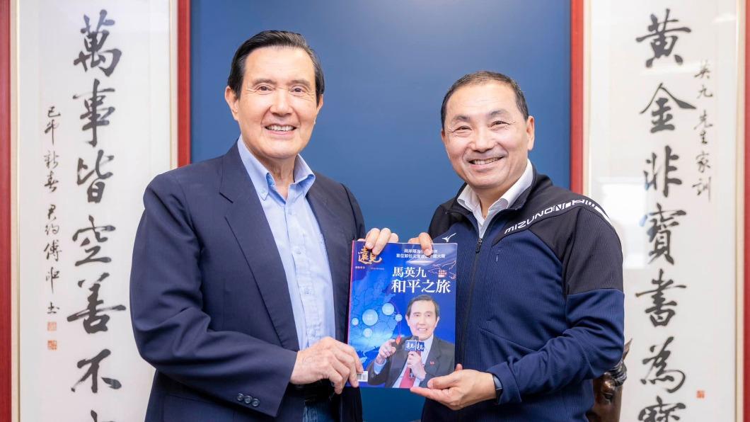 侯友宜拜會馬英九!「請益台海關係」 曬合照喊:有同樣的堅持