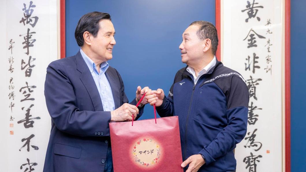 侯友宜感謝馬英九分享對台海關係的看法。(圖/翻攝自侯友宜臉書)