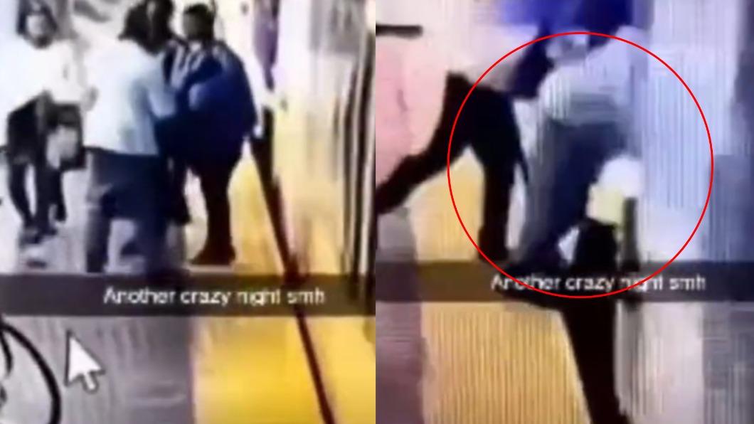 站月台邊吵架!他慘遭推落軌 下秒「列車急輾」驚悚畫面曝