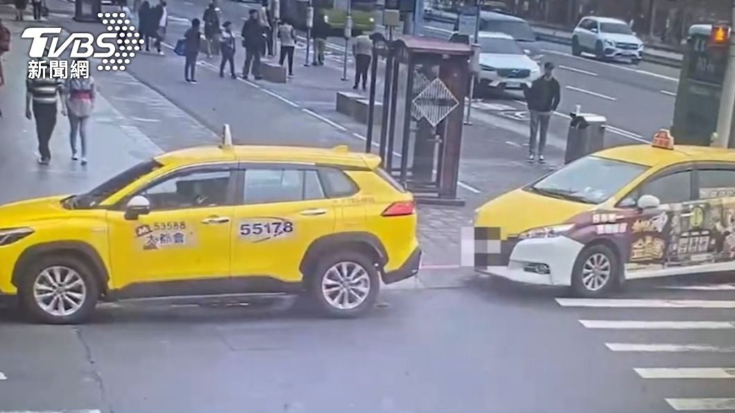 因懷疑丈夫外遇同行,女運將從新北樹林追車到台北中正區。(圖/TVBS)