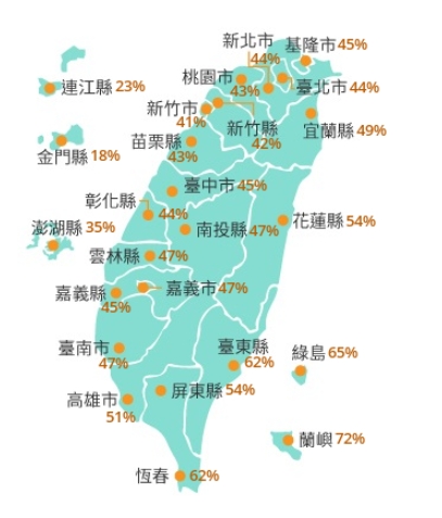 暴風圈侵襲機率。(圖/中央氣象局)