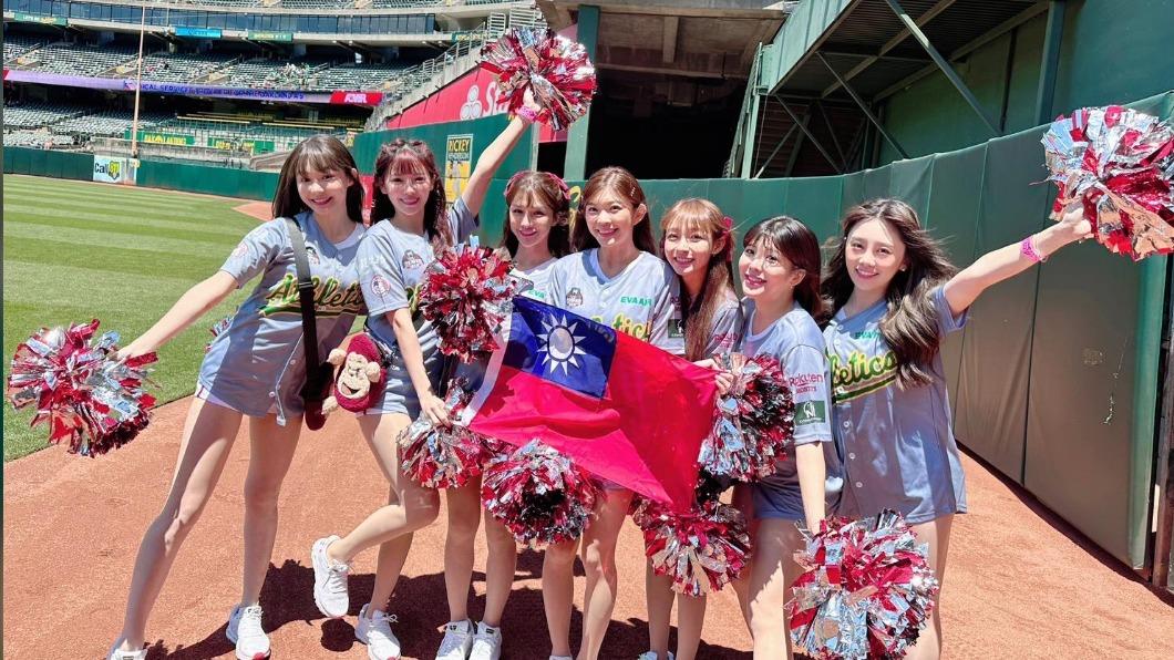 樂天女孩前進運動家台灣日 林襄開球甜喊:以台灣人為榮